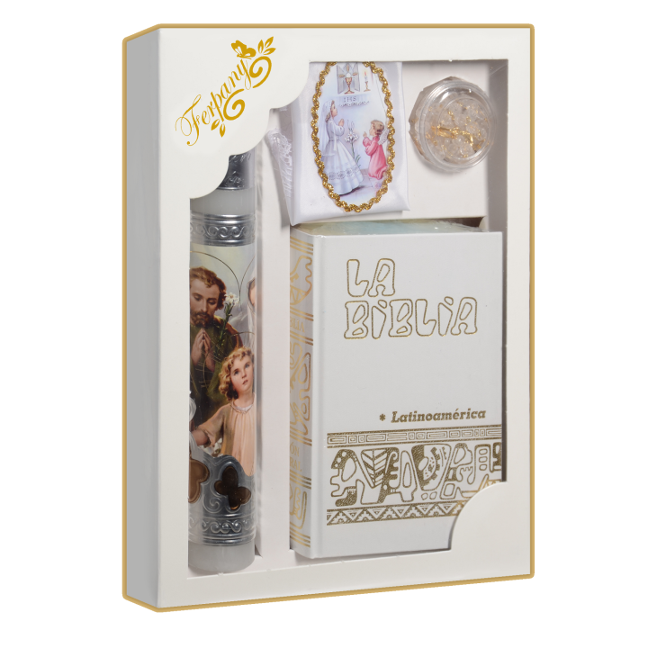 Kit PC Bco sagrF Mariposas Plata