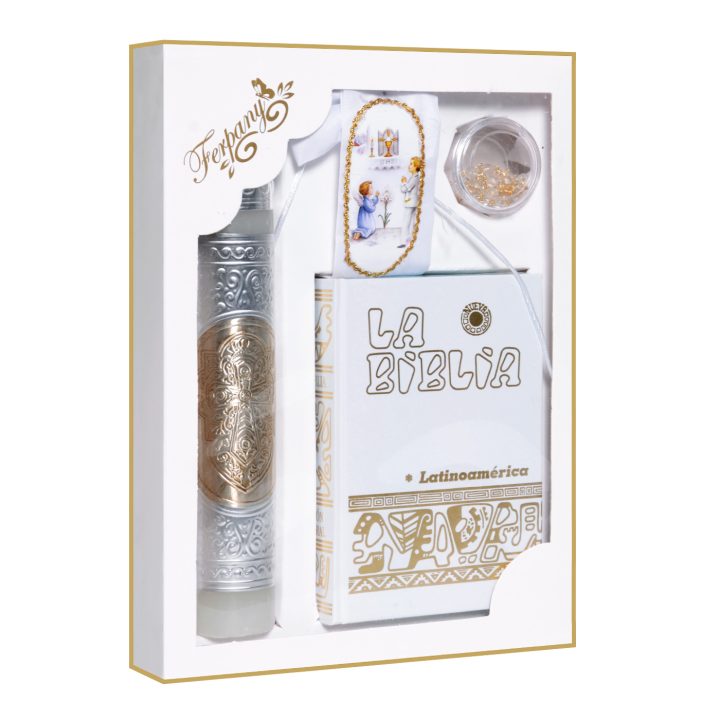 Kit PC Bco Apl. Cruz/Gruesa Plata