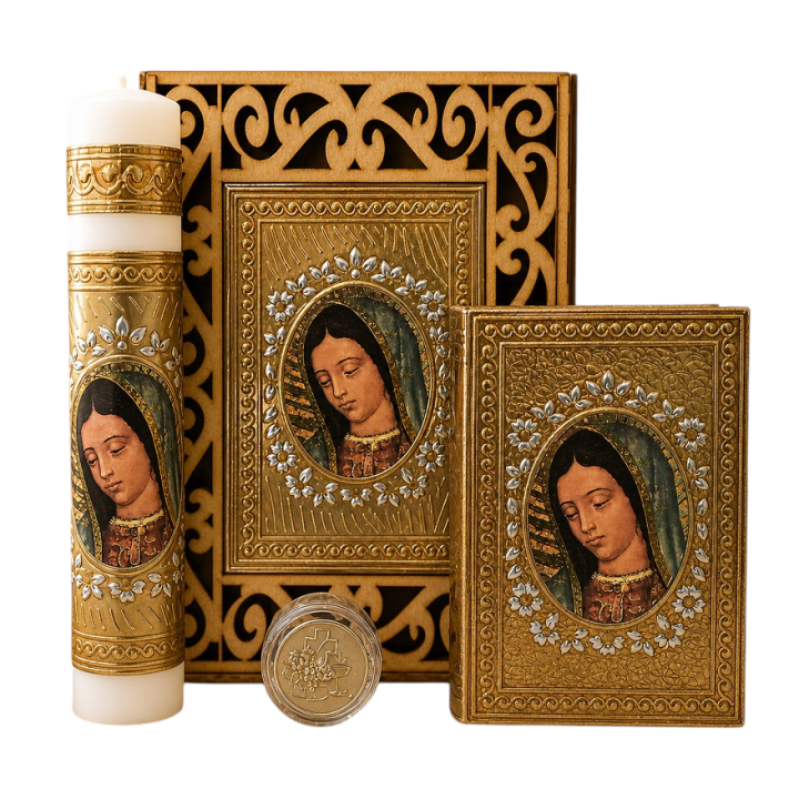 Kit PC MDF Busto Medallon Oro