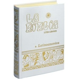 Biblia Latino. Letra Grande Blanca