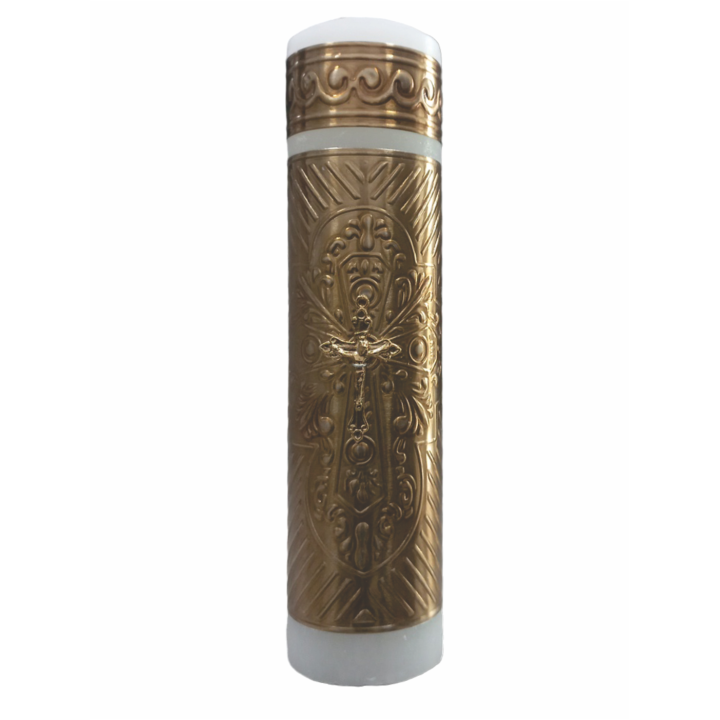 Cirio Rep Crucifijo Mini Oro