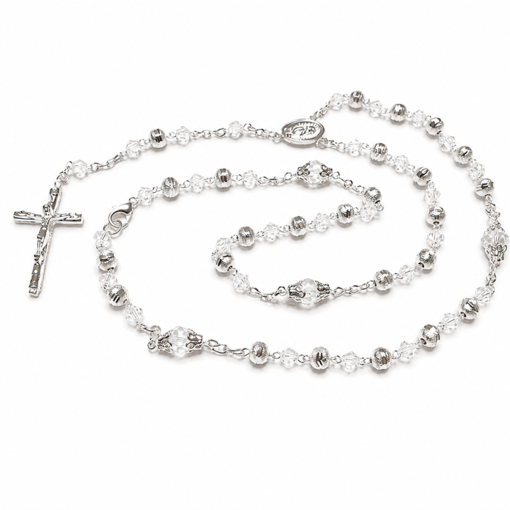 Rosario Cr/Diamantado (RS-04) Plata