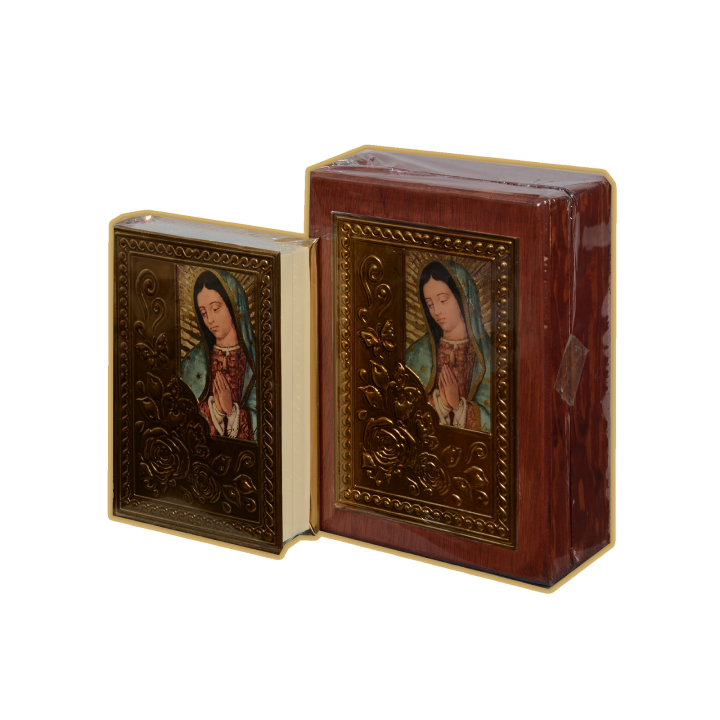 Biblia CH Mad Busto Rosas Oro