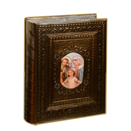 Biblia Gde Rep SagrF Medallon Oro