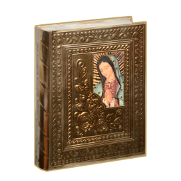 Biblia Gde Rep Busto Rosas Oro