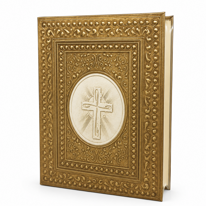 Biblia Gde Rep Apl. Cruz/Delgada Oro
