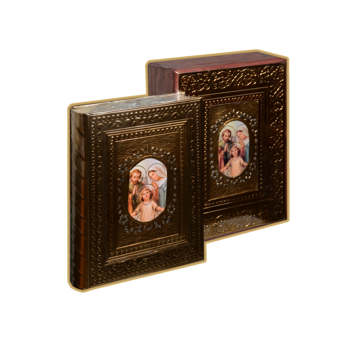 Biblia Gde Mad SagrF Medallon Oro