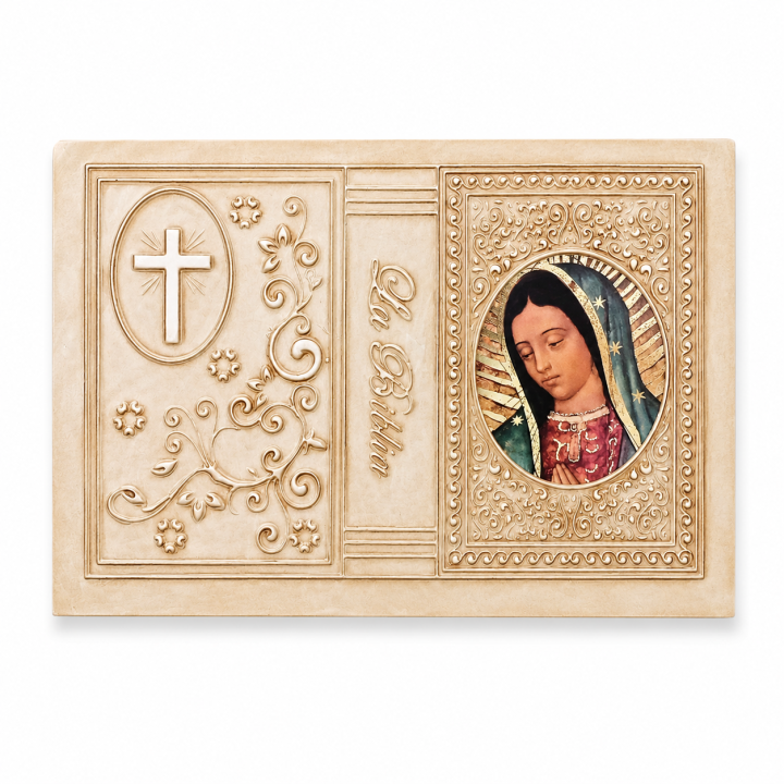 Forro Rep Biblia CH Busto Ovalo Oro