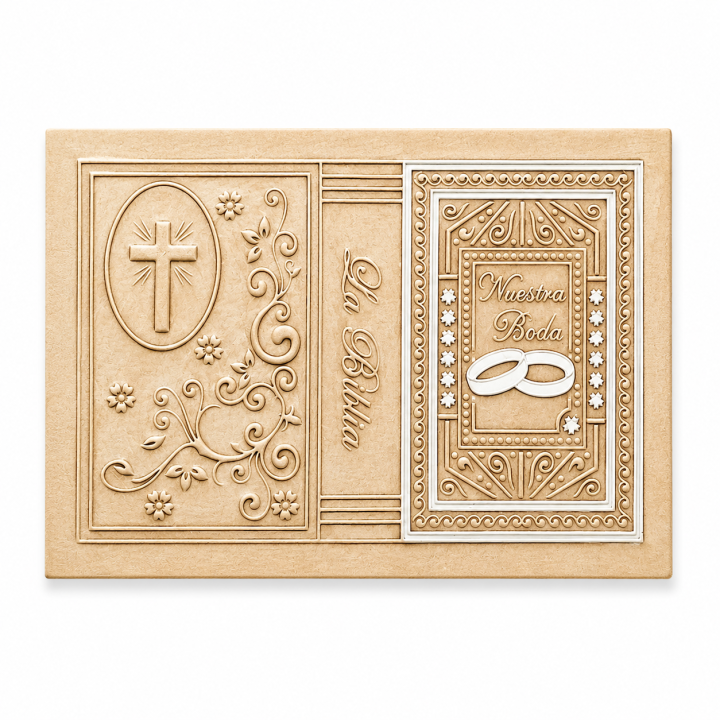 Forro Rep Biblia CH Anillos Oro
