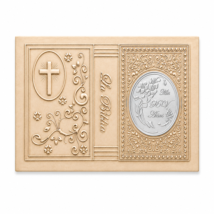 Forro Rep Biblia CH Apl. Mis XV Oro